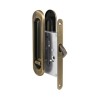 Защелка с ручками для раздвижных дверей Soft LINE SL-011 AB