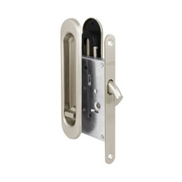 Защелка с ручками для раздвижных дверей Soft LINE SL-011 SN