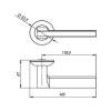 Ручка раздельная BLADE TL WH-19 белый
