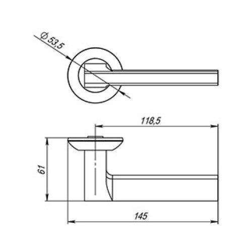 Ручка раздельная BLADE TL WH-19 белый