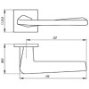 Ручка раздельная Torso USS AB-7 Бронза