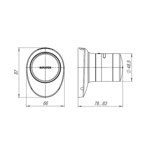 Электронный замок ROTATOR EL. RT01.01 SG Мат золото