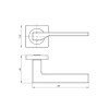 Ручка раздельная K.JK51.LEVEL (LEVEL JK) BL-24 черный
