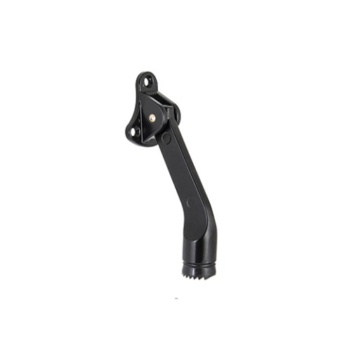Упор дверной напольный STOPPER-100 BL (черный) козья ножка
