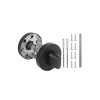 Ручка поворотная BK6.R.DSS201-02 (DSS-02-BK6) INOX 201 BLACK