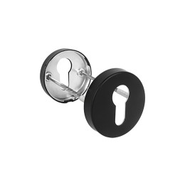 Накладка под цилиндр ET.R.DSS201-02 (DSS-02-ET) INOX 201 BLACK