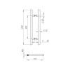 Ручка-скоба PULL.PH32/1200.22 INOX 304 (PH-22-32/1200-INOX) BLACK