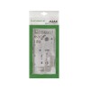 Защелка врезная PLASTLP96WC-50 AB бронза