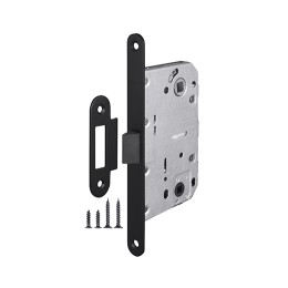 Защелка врезная PLASTLP96WC-50 BL черный