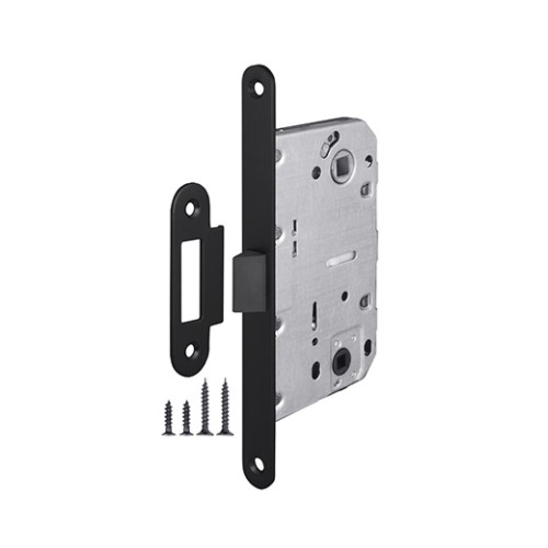 Защелка врезная PLASTLP96WC-50 BL черный
