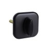 Ручка поворотная BKW8x75.K.XL62 (BKW8x75 XL) BL-24 черный ПЛАСТИК