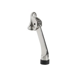 Упор дверной напольный STOPPER-100 SN (мат.никель) козья ножка