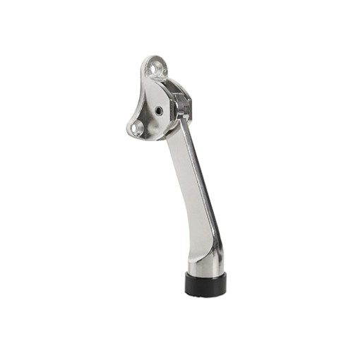 Упор дверной напольный STOPPER-100 SN (мат.никель) козья ножка