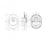 Броненакладка DEF 4825 eco BL-24 черный