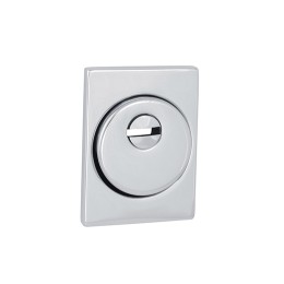 Броненакладка врезная DEF 4286 RL (хром) CP-8