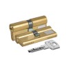 Цилиндровый механизм 164 BN/80 (30+10+40) mm латунь 5 кл.