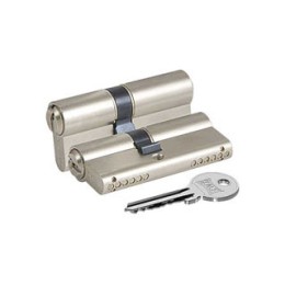 Цилиндровый механизм 164 GN/62 (26+10+26) mm никель 3 кл.