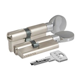 Цилиндровый механизм с вертушкой 164 BM/72 (30+10+32) mm никель 5 кл.