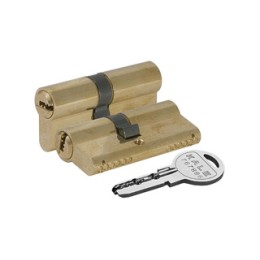 Цилиндровый механизм 164 SN/70 (30+10+30) mm латунь 5 кл.