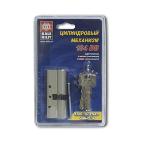Цилиндровый механизм 164 DBN-E/70 (30+10+30) mm латунь 5 кл.