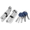 Цилиндровый Punto (Пунто) механизм с вертушкой Z402/110 mm (50+10+50) CP хром 5 кл.