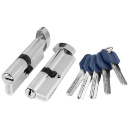 Цилиндровый Punto (Пунто) механизм с вертушкой Z402/110 mm (50+10+50) CP хром 5 кл.