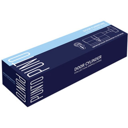 Цилиндровый Punto (Пунто) механизм со штоком Z407/75 mm (40+10+25) CP хром 5 кл.