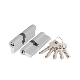 Цилиндровый механизм  AX200/60 mm (25+10+25) CP хром 5 кл.