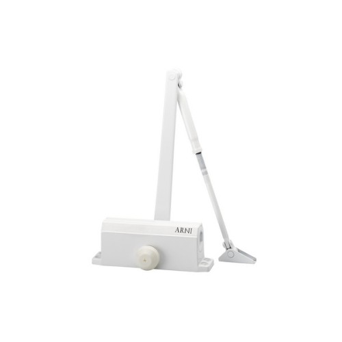 Доводчик дверной TK-P006 45-60кг для дверей 600-900мм white (белый) Arni