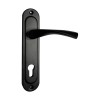 Ручка дверная на планке A45-85 черная Lockit