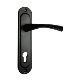 Ручка дверная на планке A45-85 черная Lockit