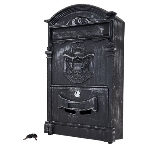 Ящик почтовый №4010В старое серебро Аллюр