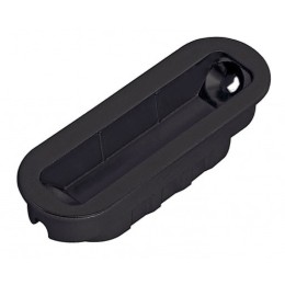 Планка ответная пластиковая B02402.05.93 Minimal черная AGB
