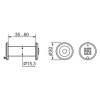 DVZ1, 16/200/35×60 (оптика пластик, угол обзора 200) CP Хром (подвес)