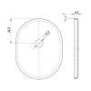 Декоративная накладка под шток ESC 474 СP ХРОМ