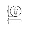 Накладка CYLINDER ET URB CP-8 Хром, 2 шт