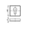 Накладка CYLINDER ET USQ  BB-17 Коричневая бронза 2 шт