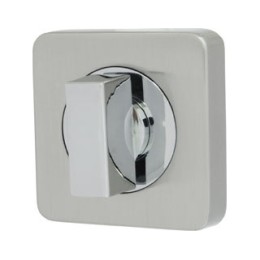 Ручка поворотная WC-BOLT BK6/SQ-21SN/CP-3 матовый никель/хром