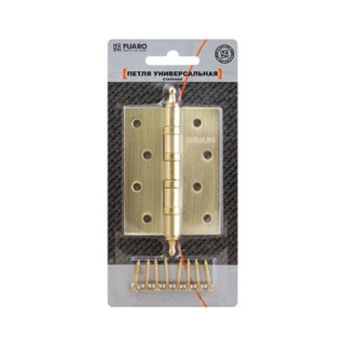 Петля универсальная 4BB/A/BL 100x75x2,5 PN (мат. никель) БЛИСТЕР