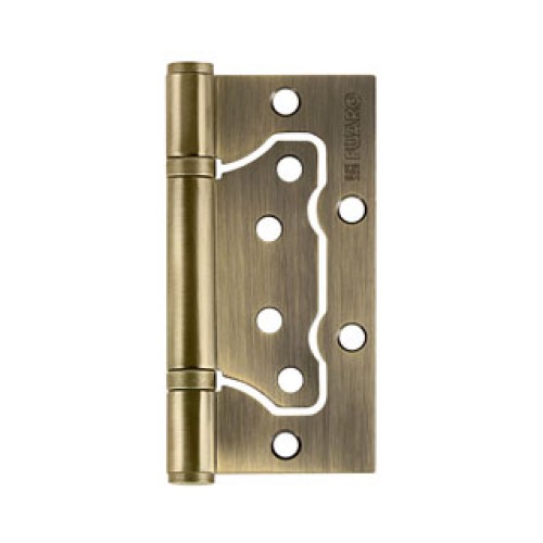 Петля универсальная без врезки 500-2BB 100×2,5 AB (бронза)