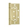 Петля универсальная без врезки 500-2BB 100×2,5 SB (мат. золото)