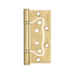 Петля универсальная без врезки 200-2B 100×2,5 SB (мат. золото)