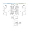 E30200.03.03 (латунь) петля ECLIPSE 2.0 (4 накладки в комплекте)