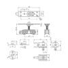 Комплект для раздвижных дверей Comfort – PRO SET 1 /rollers/ 80 (CFA170)
