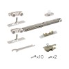 Комплект для раздвижных дверей Comfort – PRO SET 3 /soft close+roller/ 80 (CFA170B)