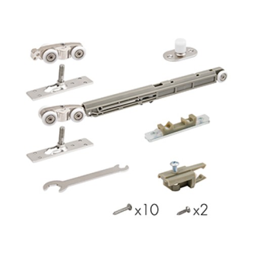 Комплект для раздвижных дверей Comfort – PRO SET 3 /soft close+roller/ 80 (CFA170B)