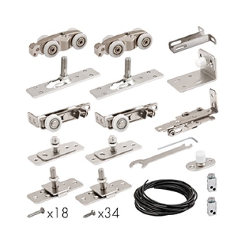 Базовый комплект для телескопического открывания дверей Comfort – PRO SET 5 /telescope/ 80 (CFA172C)
