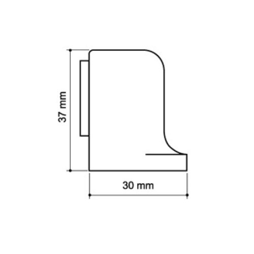 Упор дверной магнитный MDS-003ZA GP Золото