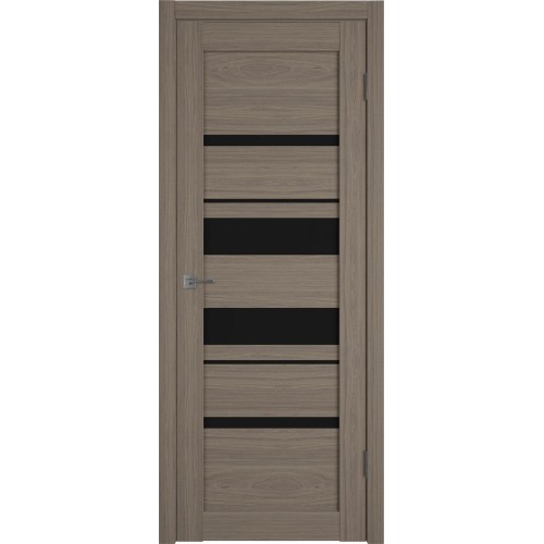 Межкомнатная дверь Atum Pro Х29 Black Gloss цвет Brun oak стекло black gloss