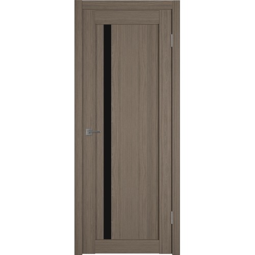 Межкомнатная дверь Atum Pro Х34 Black Gloss цвет Brun oak стекло black gloss